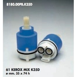 CARTUCCIA PER MISCELATORE 61 KEROX MIX K35D  MM.35X74h