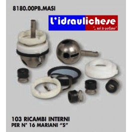 CARTUCCIA PER MISCELATORE 103 RICAMBI INTERNI PER N.16 MARIANI "S"