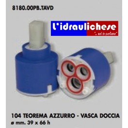 CARTUCCIA PER MISCELATORE 104 TEOREMA AZZURRO-VASCA DOCCIA MM.39X66 H