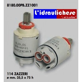 CARTUCCIA PER MISCELATORE 114 ZAZZERI MM.35.5X75 H