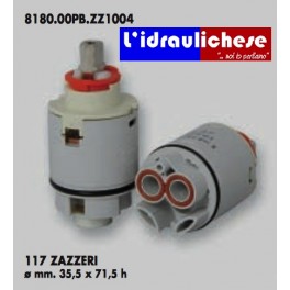 CARTUCCIA PER MISCELATORE 117 ZAZZERI MM.35.5X71.5 H