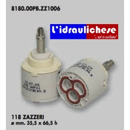 CARTUCCIA PER MISCELATORE 118 ZAZZERI MM.35.5X66.5 H
