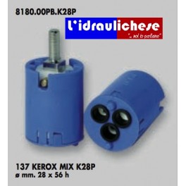 CARTUCCIA PER MISCELATORE 137 KEROX MIX K28P MM.28X56H