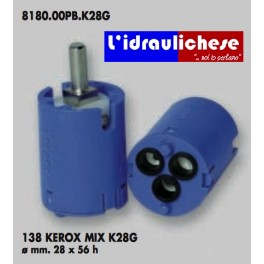 CARTUCCIA PER MISCELATORE 138 KEROX MIX K28G MM.28X56H