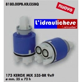 CARTUCCIA PER MISCELATORE 173 KEROX MIX 535-BR 9X9 MM.35X72H