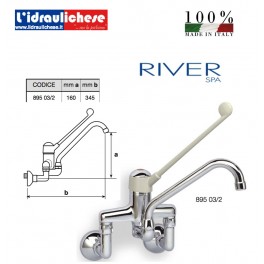 RIVER RUBINETTO MISCELATORE PER LAVELLI INDUSTRIALI 895 03/2