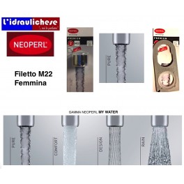 Aeratore Neoperl Originale linea Premium mod.PURE  femmina m22 