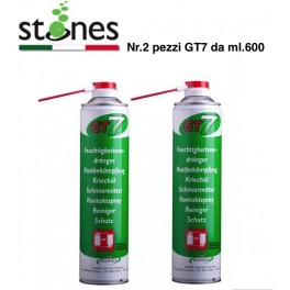GT7 Stones Olio lubrificante, penetrante,confezione  due p/z da ml.600