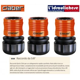 Raccordo Femmina CLABER da  5/8”  (3 pezzi)