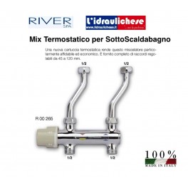 RIVER MISCELATORE TERMOSTATICI SOTTOSCALDABAGNO MINICASTOR R00265