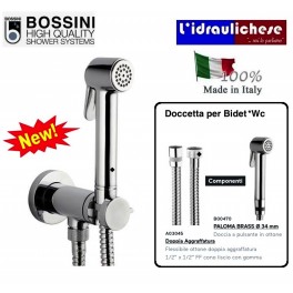 Rubinetto D'Arresto con doccetta Bossini Paloma Brass 