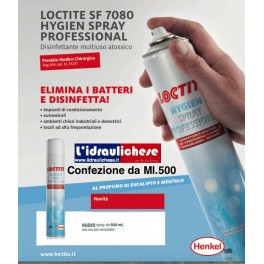 LOCTITE SF 7080 HYGIEN SPRAY Disinfettante PMC per condizionatori DA ML.500