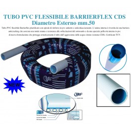 TUBO PVC FLESSIBILE BARRIERFLEX CDS DIAMETRO 50 MT.25