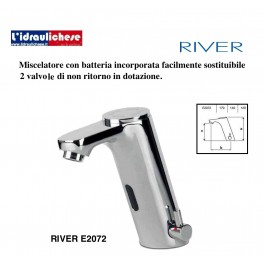 RIVER RUBINETTO MISCELATORE  ELETTRONICO E2072