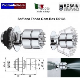 SOFFIONE DOCCIA BOSSINI IN OTTONE PESANTE I00138