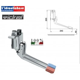 Miscelatore IDRAL A PEDALE DA ESTERNO A PARETE ART.02068