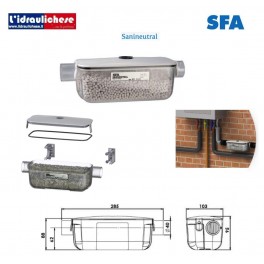 SANINEUTRAL SFA  neutralizzatore per acque di condensa delle caldaie a condensazione (sino a 50 Kw)