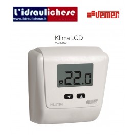 TERMOSTATO AMBIENTE VEMER Klima LCD VE729000