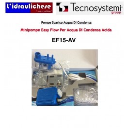 TECNOSYSTEMI EASY FLOW EF-AV POMPA PER ACQUA DI CONDENSA ACIDA 12170050 IDEALE SIA PER CALDAIE CHE CONDIZIONATORI