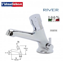 RIVER RUBINETTO MISCELATORE TEMPORIZZATO DA PIANO DIAMETRO 1/2  R00716