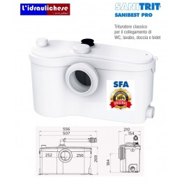 TRITURATORE SANIBEST NEW PRO SFA