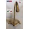 Gruppo Monoforo lavello GABOLI LUIGI con canna tubo orientabile Ø18 mm OTTONE LUCIDO non trattato