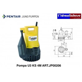 Pompa ad immersione per acque cariche Jung Pumpen U3 KS 4M