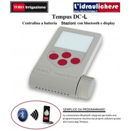 Programmatore a batteria TORO 4 stazioni con bluetooth e display LCD DC 