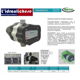 PRESSOFLUSSOSTATO AQUAMATIC A RIARMO MANUALE