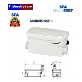 TRITURATORE SFA  SANISHOWER PLUS+