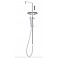 COLONNA DOCCIA IN OTTONE PESANTE CROMO CON FLEX CM.150 E DOCCETTA