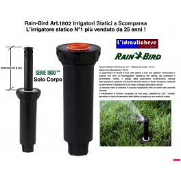 IRRIGATORE STATICO POP-UP RAIN BIRD 1802 diametro 1/2 