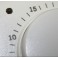 TERMOSTATO AMBIENTE ORBIS ELETTROMECCANICO CLIMA MLI CON SPIA E INTERUTTORE ACCENSIONE